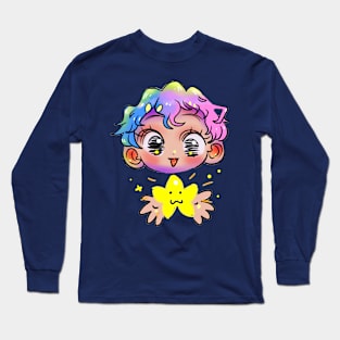 Starry Eyed Lobster Long Sleeve T-Shirt
